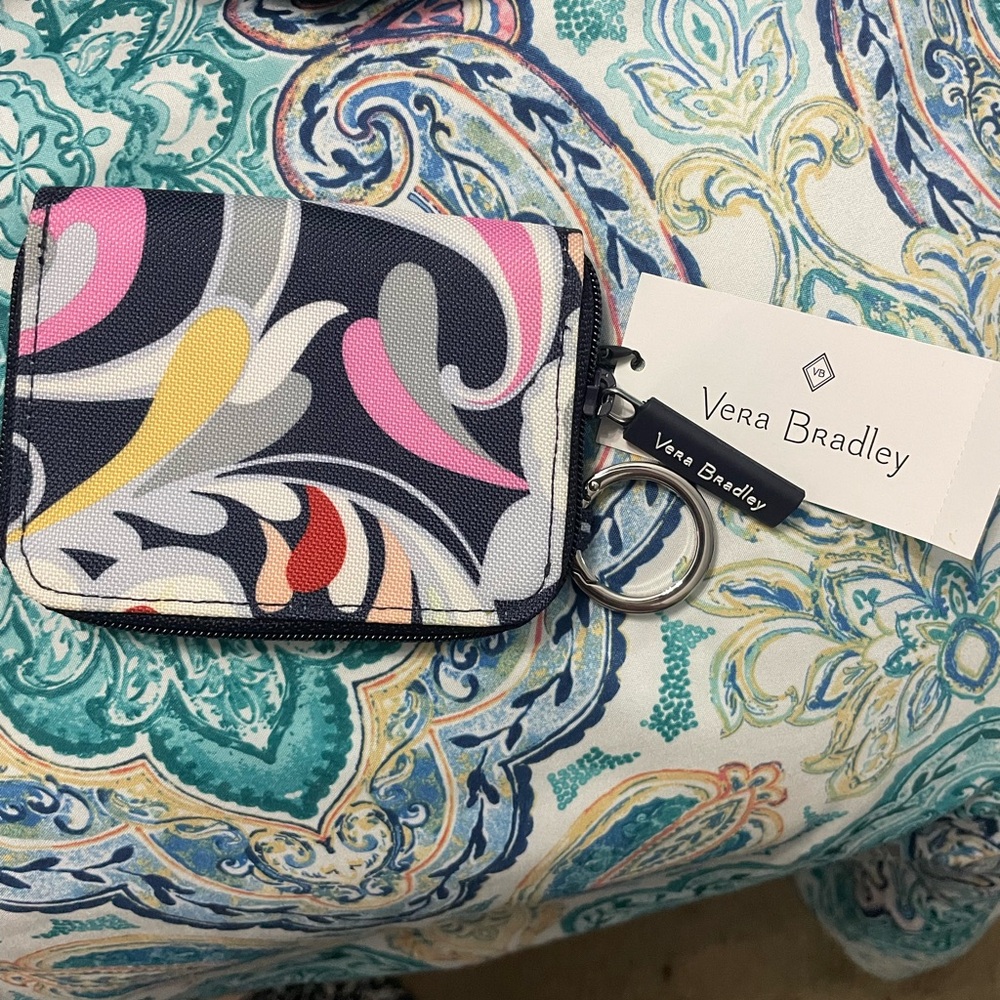 Vera Bradley Mod Paisley Zip-Around Wallet